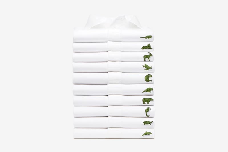 LACOSTE より定番ロゴを絶滅危惧動物にアップデートした限定仕様のポロシャツが登場 各モデルは絶滅危惧動物それぞれの生存個体数しか生産されていない模様 Supreme シュプリーム Junya Watanabe MAN ジュンヤ ワタナベ マン sacai サカイ LACOSTE ラコステ 2018年秋冬プレタポルテコレクション 国際自然保護連合 IUCN トレードマーク ワニ スマトラタイガー クロテナガザル 10種 絶滅危惧動物 コガシラネズミイルカ カリフォルニアコンドル クリエイティブ・ディレクター Felipe Oliveira Baptista フェリペ・オリヴェイラ・バティスタ CoCa-Cola コカ・コーラ Apple アップル フレンチシック フランス HYPEBEAST ハイプビースト