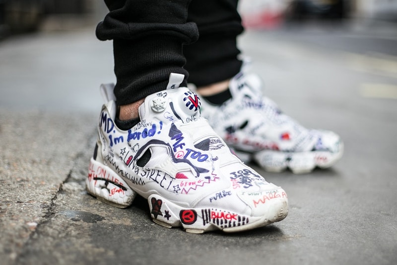 #OnFeet at London Street 3月編 スニーカーヘッズお馴染みの即完モデルからコアなブランドまで、幅広い顔ぶれとなった大人気足元スナップ企画の最新版 カルチャーの震源地であるイギリスに拠点を置く『HYPEBEAST』のロンドンチームが、ストリートで大人気足元スナップ企画“#OnFeet”を敢行した。〈Nike(ナイキ)〉ではVirgil Abloh(ヴァージル・アブロー)のAir Jordan 1を筆頭に、Jeff Staple(ジェフ・ステイプル)のDunk Low “Black Pigeon”、〈Levi's®(リーバイス)〉コラボのAir Jordan 4など、ヘッズお馴染みの即完モデルを確認。また、〈J.W.Anderson(J.W.アンダーソン)〉x〈Converse(コンバース)〉の今季モデル、〈Vetements(ヴェトモン)〉x〈Reebok (リーボック)〉の落書きInstapump Fury、〈Balenciaga(バレンシアガ)〉のTriple S、そして「LVMH Prize 2018」の最終候補にノミネートされた井野将之が手がける〈doublet(ダブレット)〉のカオスパッチスニーカーなど、『HYPEBEAST』が選出した2018年3月のベスト足元スナップには今流行りのチャンキータイプから個性的な表情のものまで、多様多種なスニーカーが収められている。 あわせて、SSS級のレア度を誇る逸足の撮影に成功した「atmos con Vol.4」の“#OnFeet”もお見逃しなく。 HYPEBEAST ハイプビースト