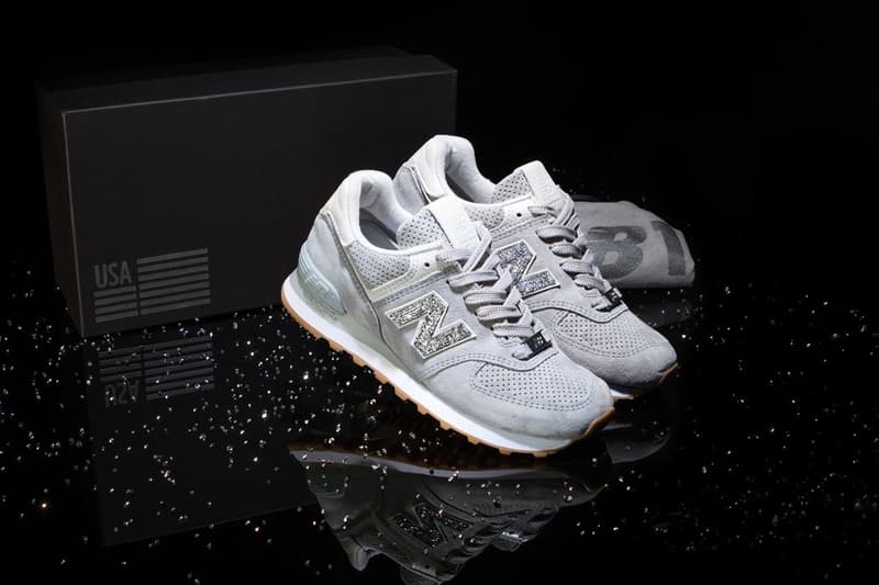 New Balance のカスタムサービス NB1 よりスワロフスキーをあしらった豪華絢爛な 574 が登場 ニューバランス