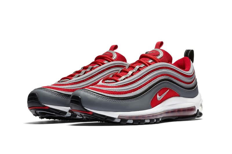 リリースラッシュの Nike Air Max 97 にレッド＆グレーの新色が追加 スポーティーなレッドのアッパーに初代モデルから受け継がれるリフレクター素材のパイピングが映える HYPEBEAST ハイプビースト