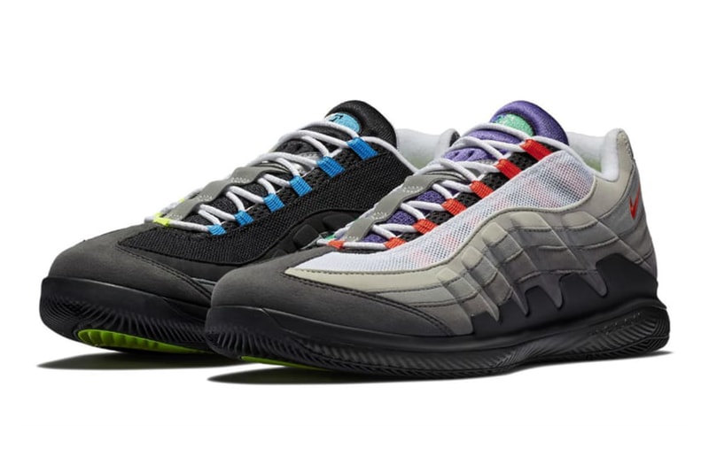 Nike よりロジャー・フェデラーモデルと Air Max 95 を融合させた最新シューズ2型が登場 イエローグラデで知られる王道カラー“Neon”とマルチカラーが目を引く“Greedy”というファン垂涎の2色がラインアップ 36歳6カ月 世界ランキング1位 プロテニスプレイヤー Roger Federer ロジャー・フェデラー シグネチャーモデル Air Max 95 バスケの神様 Michael Jordan マイケル・ジョーダン AM95 Greedy イエローグラデ Neon NikeCourt Zoom Vapor RF 180ドル 約18,997円 3月20日 3月9日 NIKE.COM 高橋盾 UNDERCOVER アンダーカバー Nike ナイキ HYPEBEAST ハイプビースト