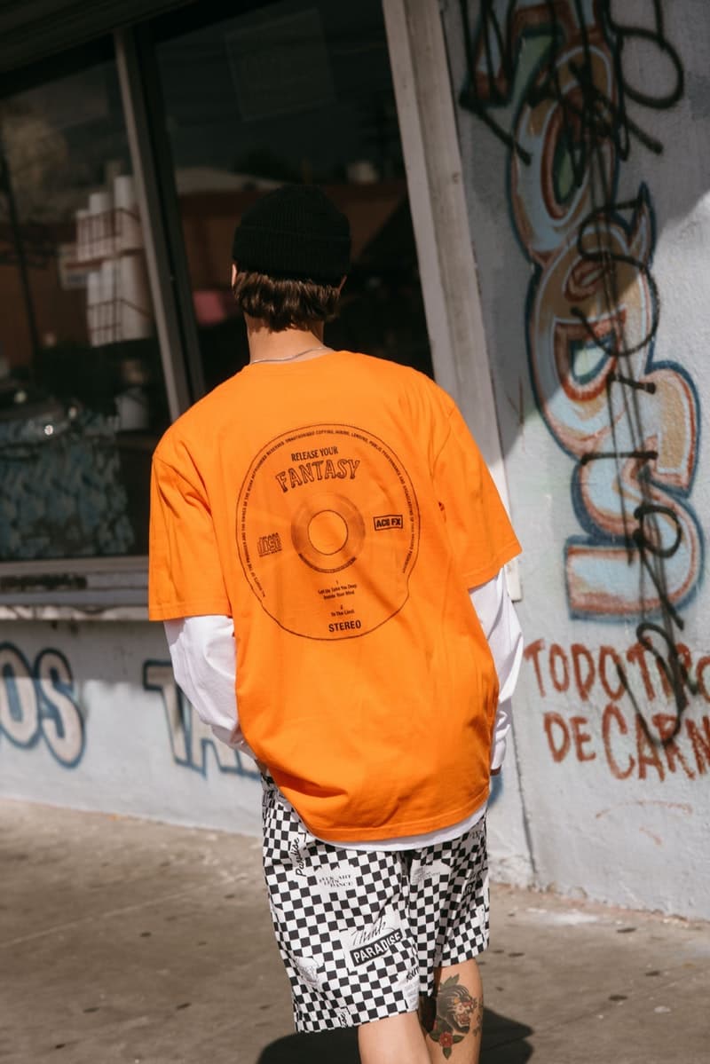 太陽を味方につけるエネルギッシュな色合いに包まれた Paradise Youth Club 2018年春夏ルックブック インドネシアの新興ブランドによるカレッジとストリートを融合させた多種多様なグラフィックデザインに注目 Dominate Jakarta ドゥミネート ジャカルタ インドネシア 新鋭ストリートブランド Paradise Youth Club パラダイス ユース クラブ 2018年春夏シーズン Utopian Frequency ユートピア周波数 エネルギッシュ レッド オレンジ イエロー ブルー カラーパレット コーチジャケット スウェットパーカ ロングスリーブTシャツ ボタンダウンシャツ＆ショーツ オンラインサイト Public Enemy パブリック エナミー Supreme シュプリーム UNDERCOVER アンダーカバー HYPEBEAST ハイプビースト