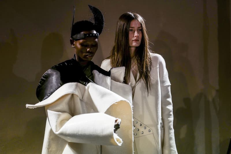 Rick Owens 2018 Fall Winter Backstage Paris Fashion Week