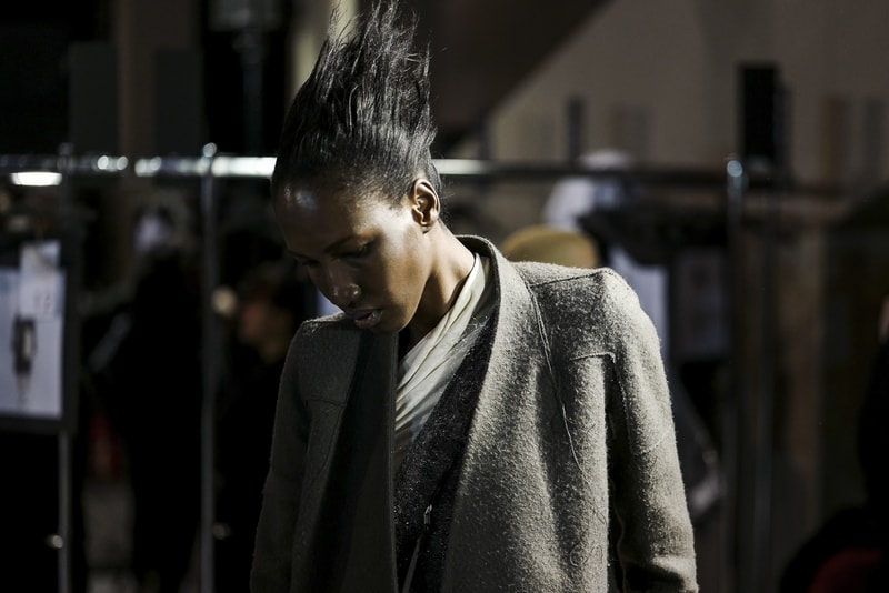Rick Owens 2018 Fall Winter Backstage Paris Fashion Week