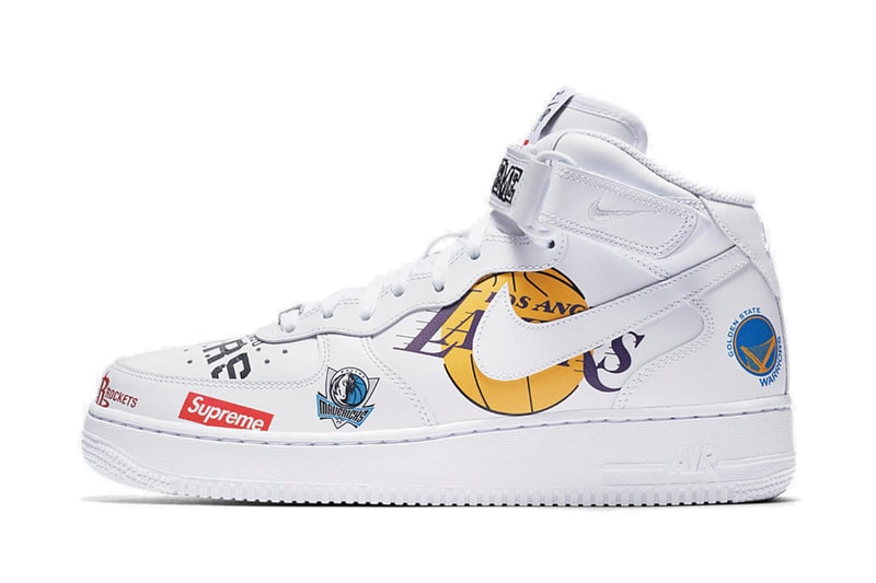 Supreme x Nike x NBA によるコラボ Air Force 1 Mid の Nike オンラインストア発売が決定 シュプリーム　ナイキ エアフォース Sneakee スニーカー HYPEBEAST ハイプビースト