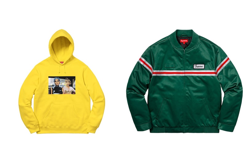Supreme 2018年春夏コレクション #WEEK6 の完売スピードランキング ナン・ゴールディンコラボ vs Tシャツコレクション vs その他オリジナルと三つ巴の構図になった#WEEK6で最初に完売したアイテムは……？ 3月31日（土）に国内リリースを控えた〈Supreme（シュプリーム）〉2018年春夏コレクション #WEEK6。今週はアングラカルチャーのありのままの姿を映し出した目を伏せたくなるリアルな作風で知られる著名女性写真家、Nan Goldin（ナン・ゴールディン）とのコラボカプセルに、Tシャツコレクション、その他オリジナルと頭を悩ませるラインアップとなっている。  では、日本に先駆けてローンチを迎えたアメリカとイギリスにおけるオンラインの完売スピードランキングはどのような結果になったのだろうか。@supcommunityが提供してくれた情報によると、リフレクティブストライプワークジャケットのダークグリーン、ぼんデッドメッシュトラックジャケットのゴールド、TV Tシャツ各色、このあたりが人気上位の模様。Nan Goldinは〈Supreme〉好きに広く知れ渡っていないからなのだろうか、どうやら購入のチャンスがありそうな雰囲気がする。明日のカートインバトルに参戦をご検討の方は、以下にあるアメリカ、ヨーロッパでの“Sellout times”をチェックして、今のうちに戦略を立ててみてはいかがだろうか。  Nan Goldinコラボのアイテム一覧をまだチェックしていない人は、こちらから。 HYPEBEAST ハイプビースト