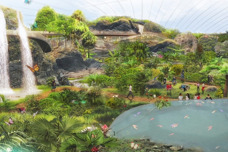 フランス北部に世界最大規模のドーム型植物園 “Tropicalia” が誕生か？ とある建築デザイン事務所がヨーロッパにいながらアマゾンの生物や植物を鑑賞できる夢のような施設を計画中 Coldefy & Associates エネルギーサービス Dalkia ハンガー・ゲーム 世界最大規模 ドーム型植物園 Tropicalia トロピカリア 熱帯雨林 ハチドリ 川魚 アマゾン 人工植物園 平均温度 28度 任天堂 ゲームボーイ型 目覚まし時計 Supreme シュプリーム Brooklyn Machine Works ブルックリン・マシン・ワークス BMX HYPEBEAST ハイプビースト
