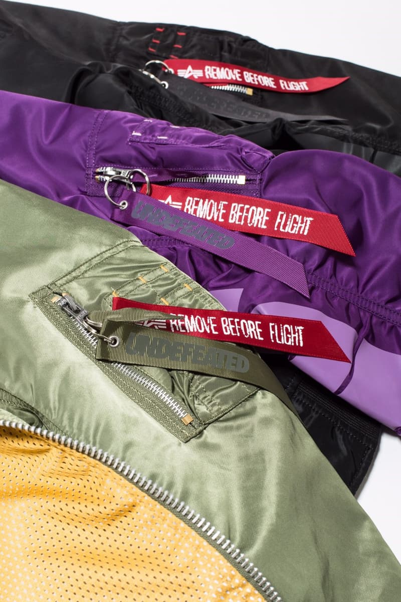 アンディフィーテッド X アルファインダストリーズより都会的に昇華したコラボ Ma 1 が登場 Hypebeast Jp