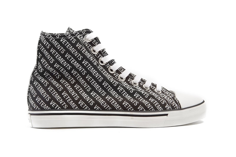 Vetements より Converse の不朽の名作に酷似した新作フットウェアがリリース 360度ぐるっと見渡してもChuck Taylorにしか見えない1足が登場 大手運送会社 DHL Demna Gvasalia デムナ・ヴァザリア 2018年春夏 カプセルコレクション Vetements ヴェトモン Converse コンバース Chuck Taylor チャックテイラー ブランディング MATCHESFASHION.COM Virgil Abloh ヴァージル・アブロー Nike ナイキ Balenciaga バレンシアガ HYPEBEAST ハイプビースト
