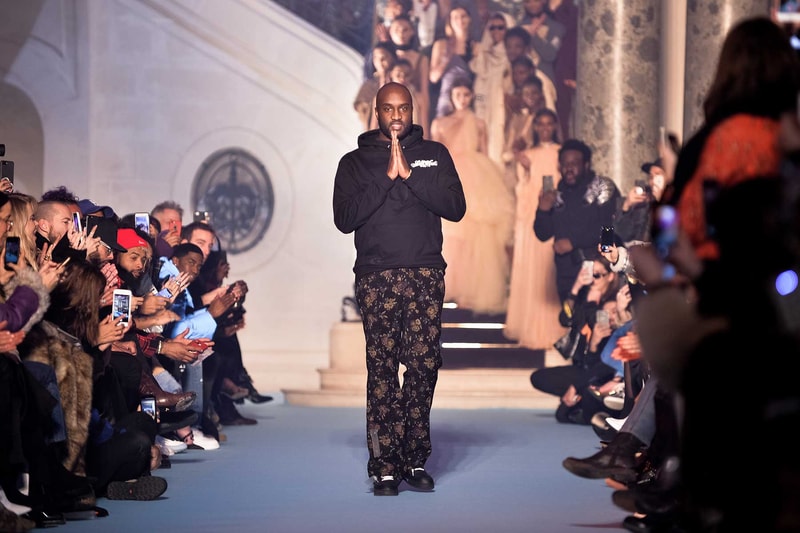 Virgil Abloh Louis Vuittion Menswear Designer Fashion Show