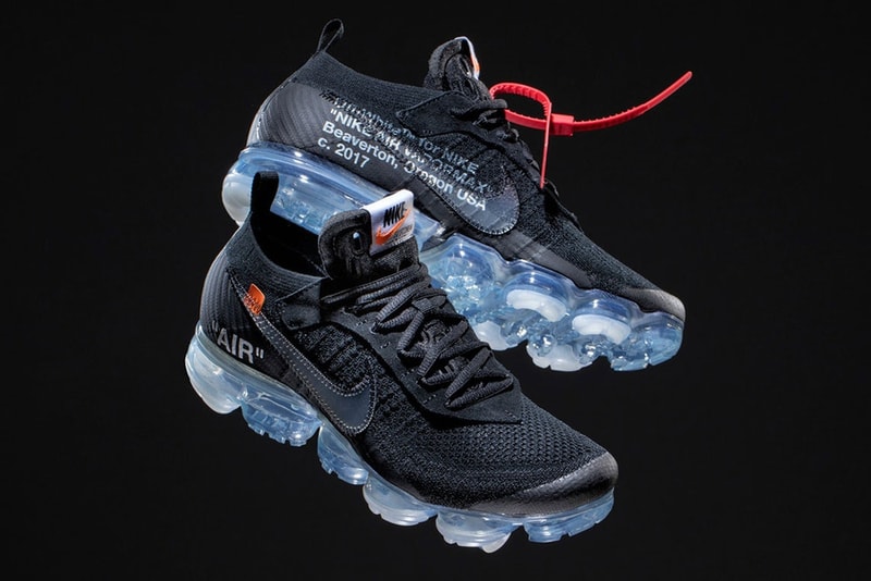 ヴァージル・アブロー x Nike Air VaporMax Flyknit “Black” のディテールに迫ったフォトセットが到着 3月30日（現地時間）にアメリカ本国での先行リリースを控える話題作を一足先にチェック Kim Jones キム・ジョーンズ Louis Vuitton ルイ・ヴィトン メンズウェアデザイナー Virgil Abloh ヴァージル・アブロー Nike ナイキ Air VaporMax Flyknit “White” Air VaporMax Flyknit インダストリアルスタンプ ZIP TIEパーツ HYPEBEAST ハイプビースト