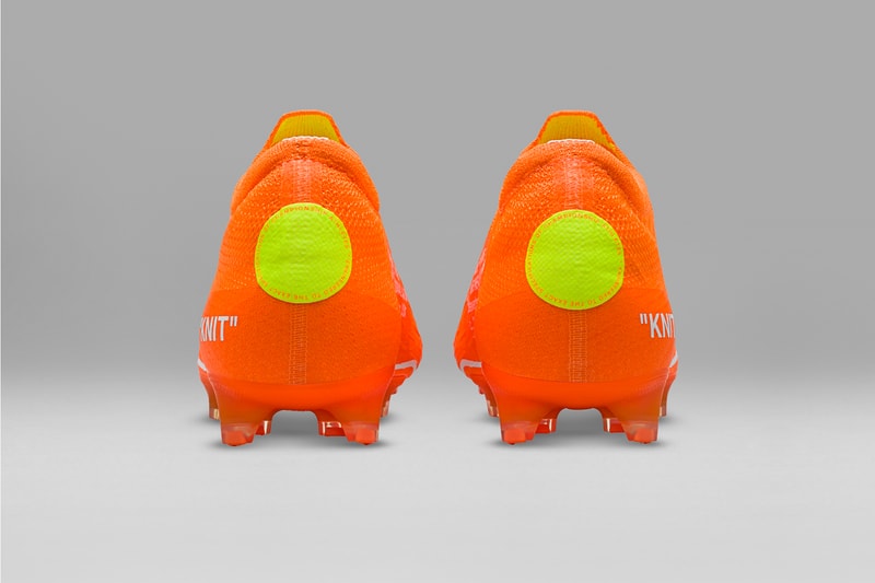 ヴァージル・アブロー x Nike の強力タッグによる新作サッカースパイクのビジュアルが登場 世界最高峰のサッカープレイヤーも愛用するMercurial 12 Eliteをベースモデルに採用  GU ジーユー Kim Jones キム・ジョーンズ Nike Football 2018 London Off-White™️ オフホワイト バズメーカー Virgil Abloh ヴァージル・アブロー Nike ナイキ 未発表モデル The Ten サッカースパイク Christiano Ronaldo クリスティアーノ・ロナウド スパイク Mercurial 12 Elite マーキュリアル 12 エリート ホワイト ブルー イエロー ドット模様 スウッシュ 二重引用符 ヴィヴィッドオレンジ Blazer Mid HYPEBEAST ハイプビースト