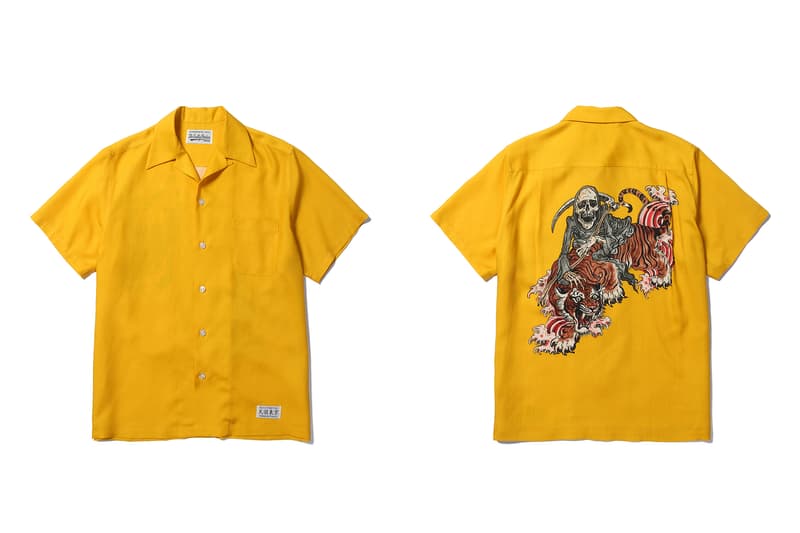 WACKO MARIA が和柄を得意とする人気タトゥーアーティストのティム・リーハイとコラボレーション Timが描き下ろした虎柄のアートワークをフィーチャーした厳ついラインアップ