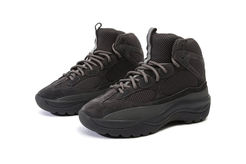 YEEZY Season 6 の新作ブーツと噂される1足の新色オールブラックモデルのビジュアルが登場