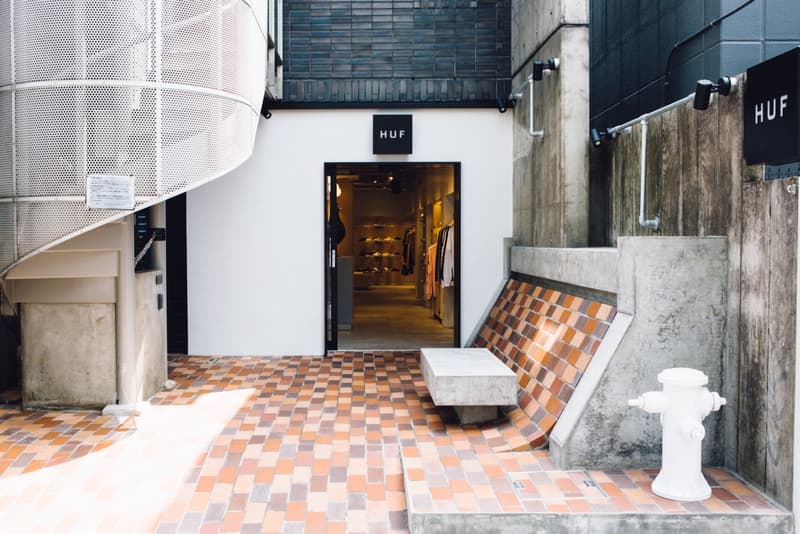 HUF のニューショップ HUF HARAJUKU の店内をいち早くチェック