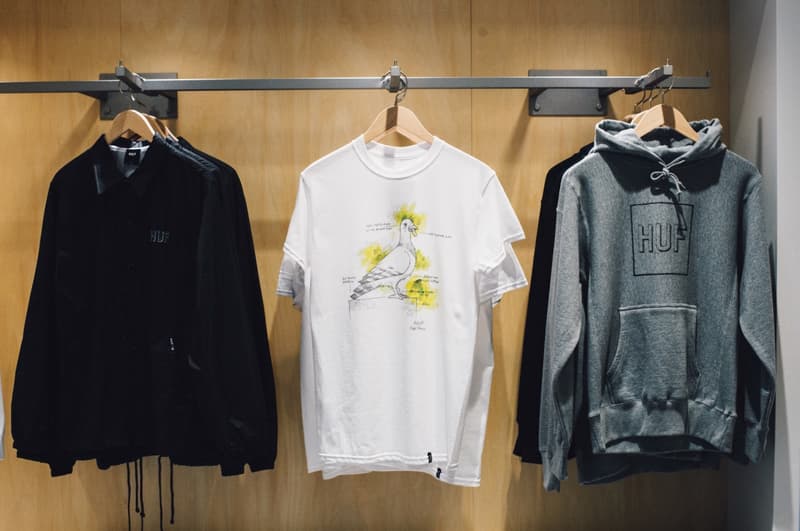 HUF のニューショップ HUF HARAJUKU の店内をいち早くチェック