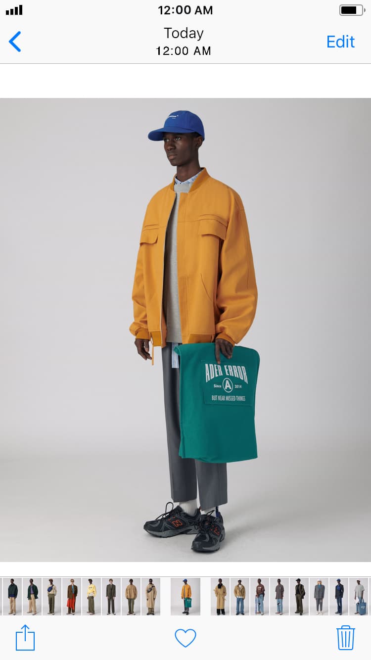 ADER ERROR 2018 Spring Summer Lookbook Smartphone