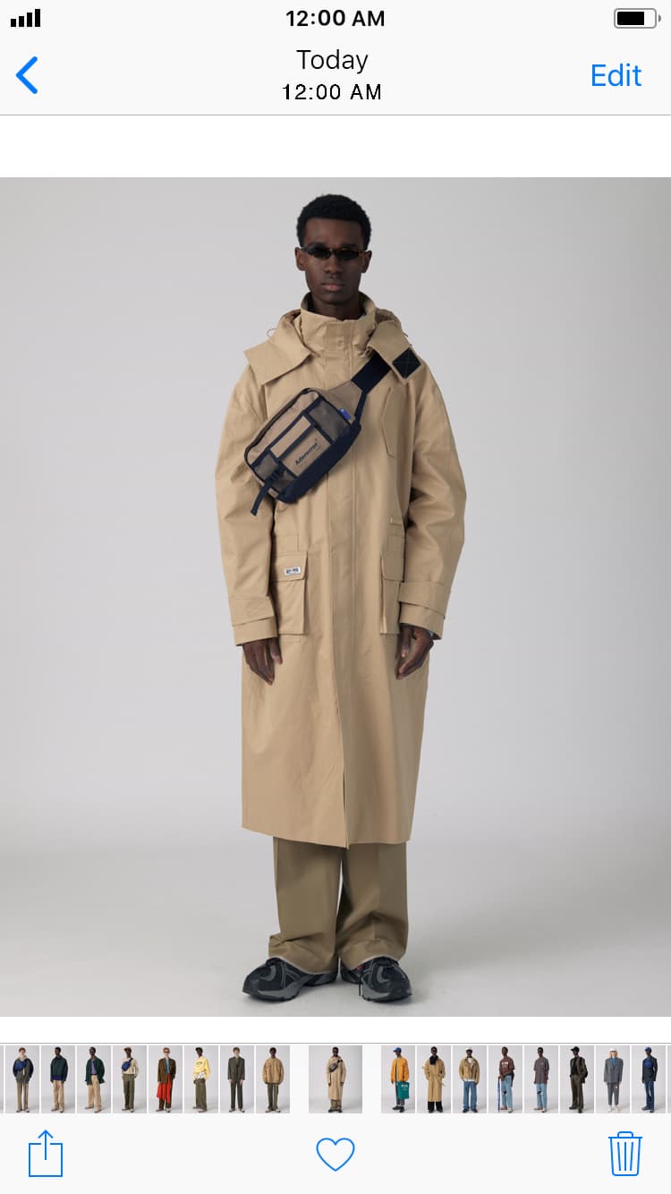 ADER ERROR 2018 Spring Summer Lookbook Smartphone