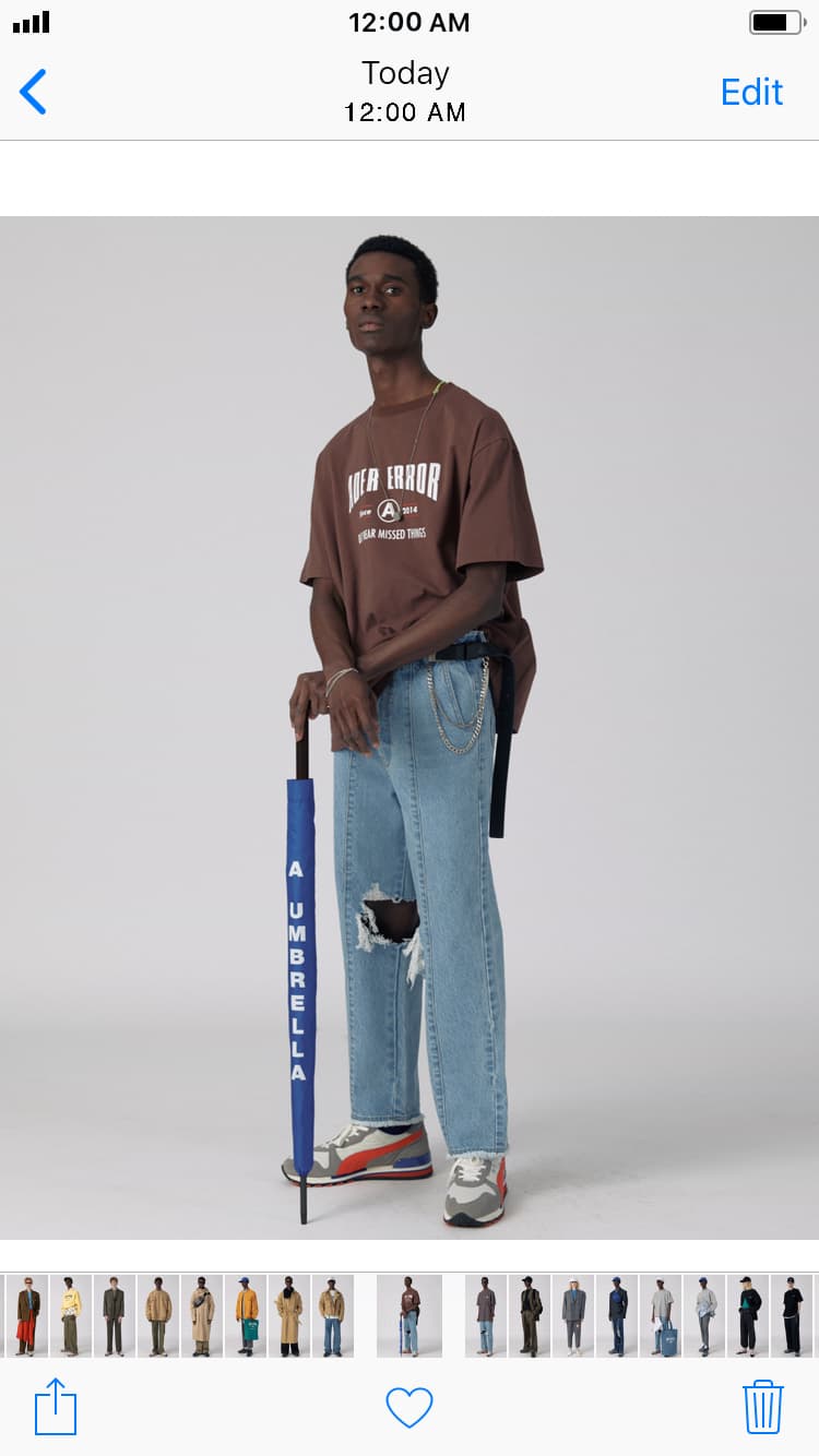 ADER ERROR 2018 Spring Summer Lookbook Smartphone