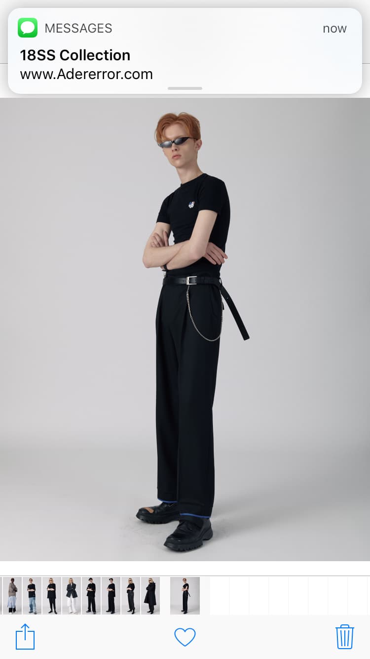 ADER ERROR 2018 Spring Summer Lookbook Smartphone
