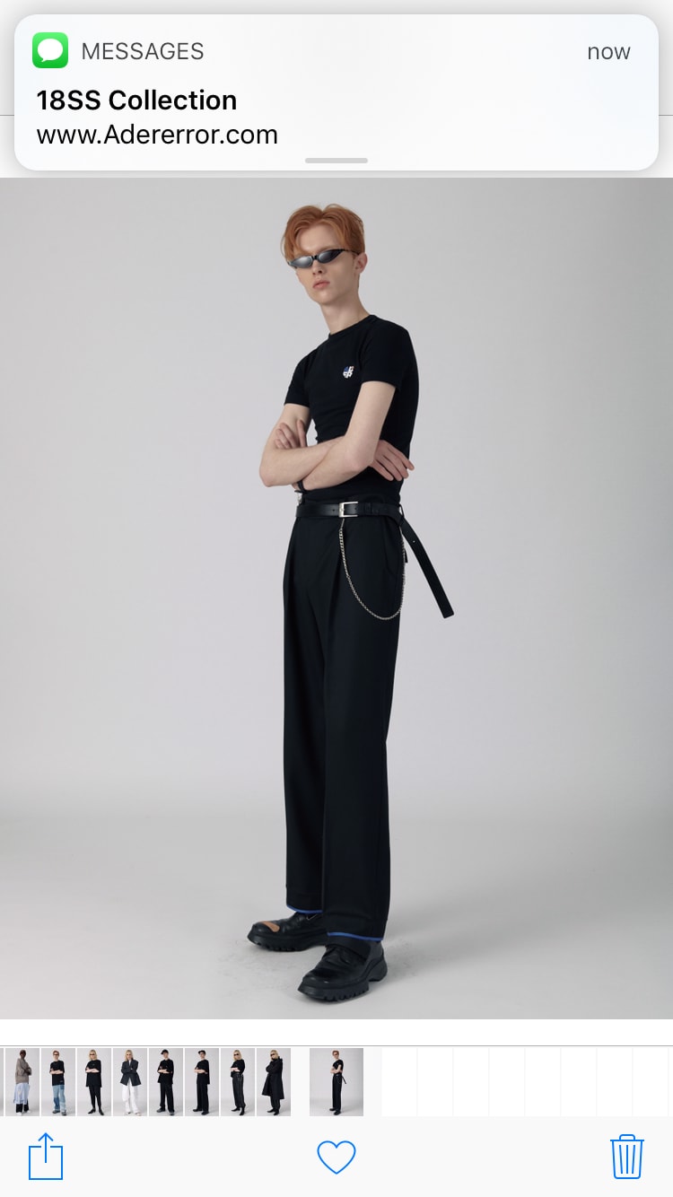 ADER ERROR 2018 Spring Summer Lookbook Smartphone