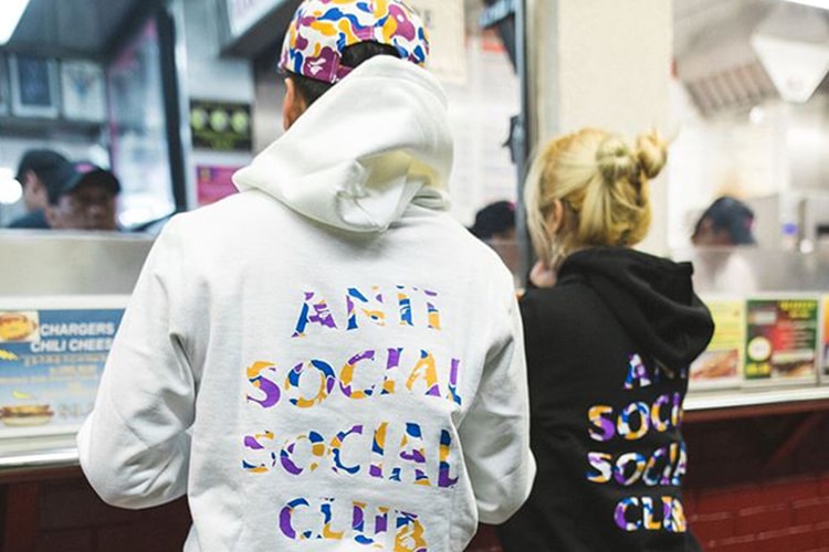 Anti Social Social Club が BAPE®️ とのコラボコレクションの公式ビジュアルを解禁