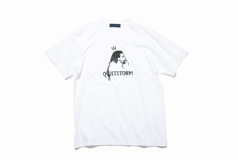 BEAMS T が真の音楽家と呼ばれる DJ Quietstorm の30周年記念ポップアップを開催 KAMI、USUGROW、MOZYSKEYといった日本を代表するアーティストも参加する限定Tシャツを展開 天才的なミキシングスキルを駆使してヒップホップに対する深い愛情を表現するDJ Quietstorm（DJ クワイエットストーム）の活動30周年を記念して、『ビームスT 原宿』でポップアップの開催が決定した。今回のプロジェクトでは、“サイケ・サウンド・ディーラー”の異名を持つ彼と親交の深い6人のアーティストを招聘し、限定Tシャツを制作。その中には、セカンドアルバム『Soramiro』のジャケットを手がけたKAMI、〈Evisen Skateboards（エヴィセン スケートボード）〉や〈The Hundreds（ザ ハンドレッズ）〉にもアートワークを提供するUSUGROW、東京のグラフィティーシーンを牽引し、最近では〈TOGA（トーガ）〉とのコラボレーションも記憶に新しいMOZYSKEYなど、日本を代表するアーティストも名を連ねている。  会期は4月20日（金）〜4月29日（日）まで。また、初日の4月20日（金）19時からは、代官山『UNICE』で開催している“LIVING ROOM™” を再現したレセプションパーティーも開催されるとのこと。各Tシャツのデザインは、上のフォトギャラリーからご確認を。  上質な大人のユーモラスを漂わせる『International Gallery BEAMS（インターナショナル ギャラリー ビームス）』のスタイルサンプル第2弾もお見逃しなく。