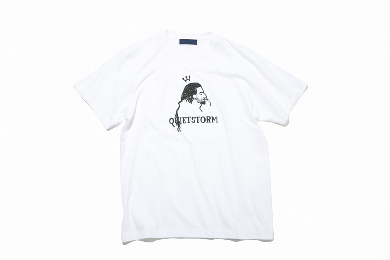 BEAMS T が真の音楽家と呼ばれる DJ Quietstorm の30周年記念ポップアップを開催 KAMI、USUGROW、MOZYSKEYといった日本を代表するアーティストも参加する限定Tシャツを展開 天才的なミキシングスキルを駆使してヒップホップに対する深い愛情を表現するDJ Quietstorm（DJ クワイエットストーム）の活動30周年を記念して、『ビームスT 原宿』でポップアップの開催が決定した。今回のプロジェクトでは、“サイケ・サウンド・ディーラー”の異名を持つ彼と親交の深い6人のアーティストを招聘し、限定Tシャツを制作。その中には、セカンドアルバム『Soramiro』のジャケットを手がけたKAMI、〈Evisen Skateboards（エヴィセン スケートボード）〉や〈The Hundreds（ザ ハンドレッズ）〉にもアートワークを提供するUSUGROW、東京のグラフィティーシーンを牽引し、最近では〈TOGA（トーガ）〉とのコラボレーションも記憶に新しいMOZYSKEYなど、日本を代表するアーティストも名を連ねている。  会期は4月20日（金）〜4月29日（日）まで。また、初日の4月20日（金）19時からは、代官山『UNICE』で開催している“LIVING ROOM™” を再現したレセプションパーティーも開催されるとのこと。各Tシャツのデザインは、上のフォトギャラリーからご確認を。  上質な大人のユーモラスを漂わせる『International Gallery BEAMS（インターナショナル ギャラリー ビームス）』のスタイルサンプル第2弾もお見逃しなく。