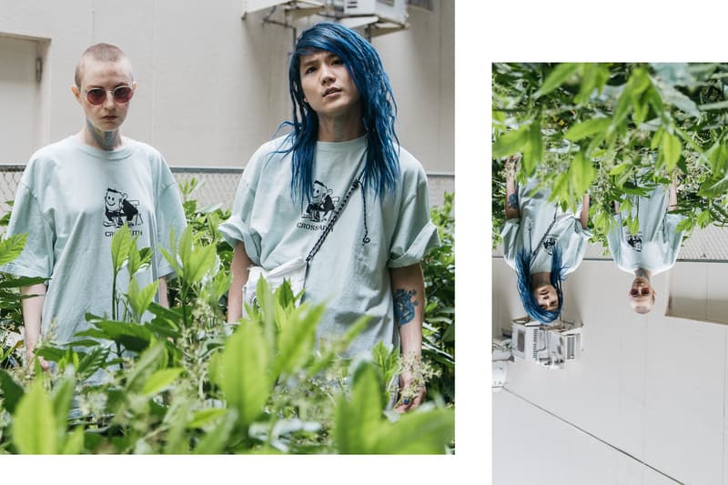 Crossfaith 2018年春マーチコレクションのルックブックを先行公開 2018年の2ndコレクションではストリートカルチャーに深く精通するHIROがケミカルな世界観を構築 昨年、東京で一夜限りの10周年スペシャル版を熱狂で終えた“ACROSS THE FUTURE”がツアー形式で復活し、今週末より全国5都市の巡業を開始するCrossfaith（クロスフェイス）。メタルコアからエレクトロニカまで、多様多種なジャンルを巧みに融合する独自の音楽性は世界のラウドミュージックシーンでも一目置かれており、彼らはクリエイティビティはマーチャンダイズにも色濃く反映されている。  無論、2018年春のマーチコレクションも例外ではない。バントと同じく、一貫して近未来な世界観を構築する今季は、貧困もなく紛争も起きない管理統制の下に平等を受け入れた人々が溢れた社会がテーマだ。どことなくケミカルな印象が漂うルックブックでは、Crossfaithのロゴに蛇を絡めたグラフィックを随所でフィーチャー。また、筆者としては、左右の目の中にスマイルマークや注射器を忍ばせたブラッグボディのTシャツとリフレクト素材を組み込んだスポーティなセットアップをキーピースとしてピックアップしたい。  『HYPEBEAST』では、ストリートカルチャーにも深く精通するベースのHIROがディレクションしたルックブックを先行公開。全編は追って解禁されるはずなので、彼らからのアップデートを待ちつつ、ひとまず上のフォトギャラリーをチェックしてみてはいかがだろうか。  この機会に、すでにローンチ済みのマーチコレクション第1弾もプレイバックしてみてはいかがだろうか。