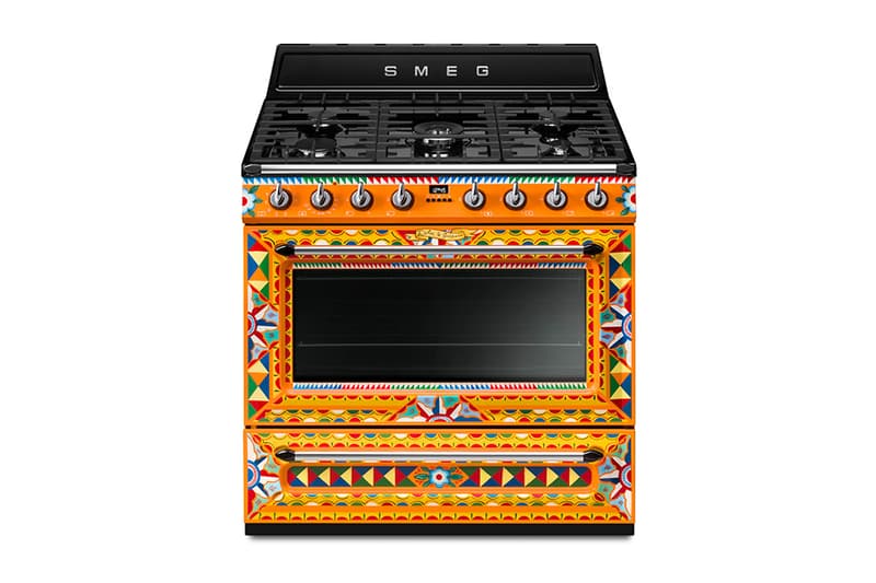 Dolce & Gabbana Smeg Kitchen Collaboration Orange Blue ドルチェ&ガッバーナ スメッグ