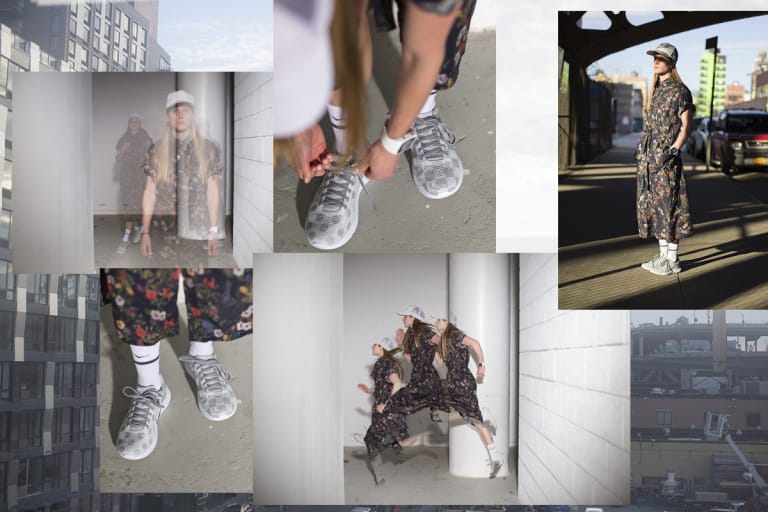 Engineered Garments x HOKA ONE ONE のコラボスニーカーに焦点を当てた最新エディトリアルが到着