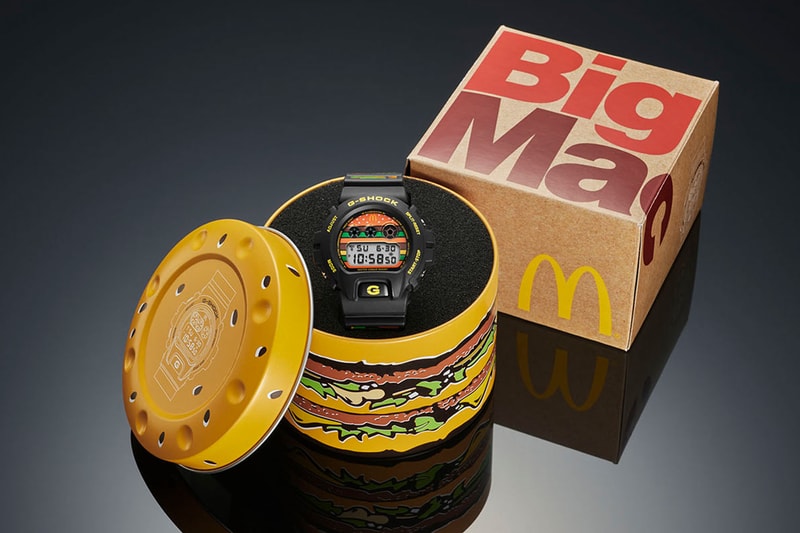 G-SHOCK x McDonald's の異色タッグよりビッグマック生誕50周年記念コラボウォッチが登場 マクドナルド HYPEBEAST ハイプビースト