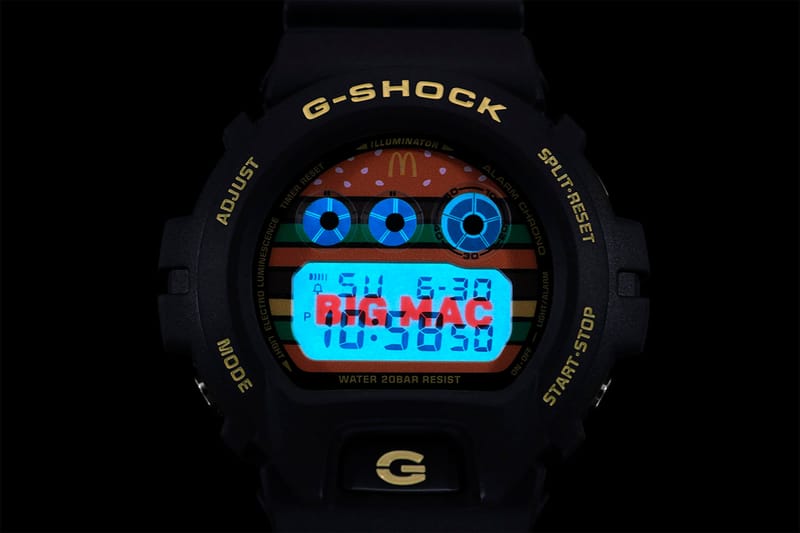 大幅割引マクドナルド G-SHOCK 限定モデル ウォッチ ビッグマック 腕時計(デジタル)