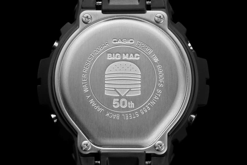 G-SHOCK x McDonald's の異色タッグよりビッグマック生誕50周年記念コラボウォッチが登場 マクドナルド HYPEBEAST ハイプビースト