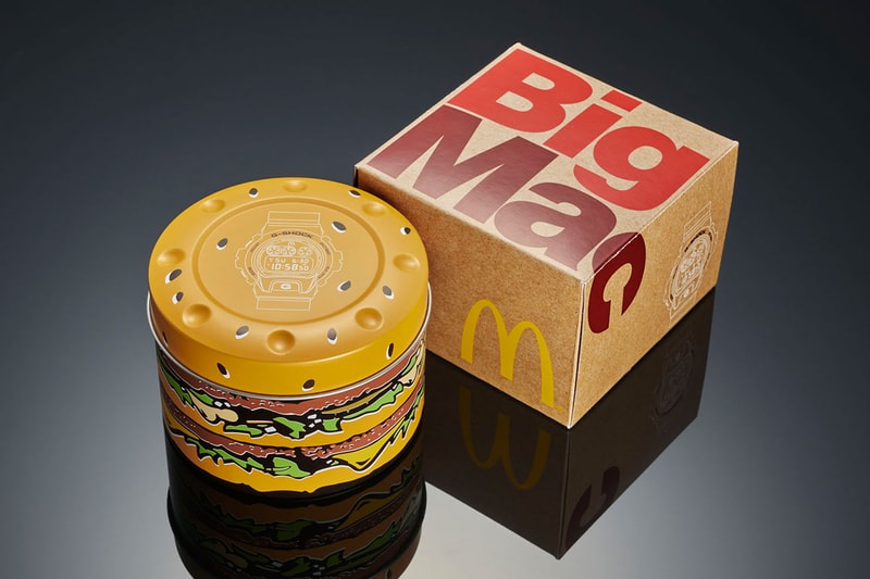 G-SHOCK x McDonald's の異色タッグよりビッグマック生誕50周年記念コラボウォッチが登場 マクドナルド HYPEBEAST ハイプビースト