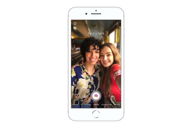 Instagramストーリーズに背景をきれいにボカす“フォーカス”モードなる新機能が追加