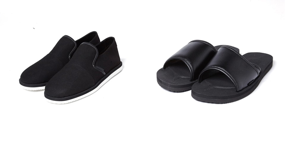 N.HOOLYWOOD x SUICOKE がスリッポン＆シャワーサンダルをリリース 