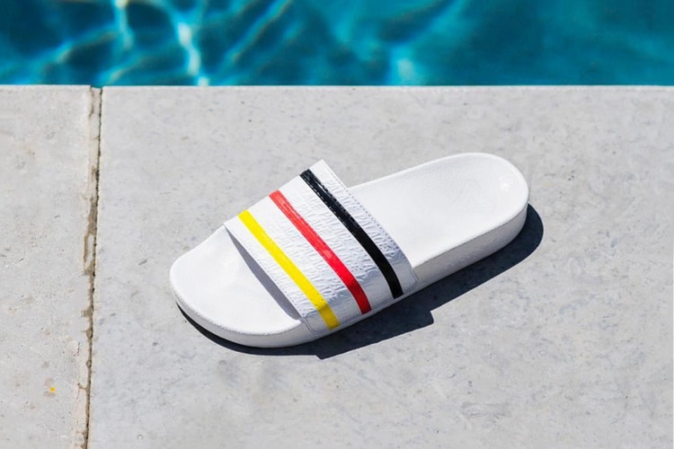 Palace x adidas Originals 2018年サマーコレクションよりコラボ Adilette が登場