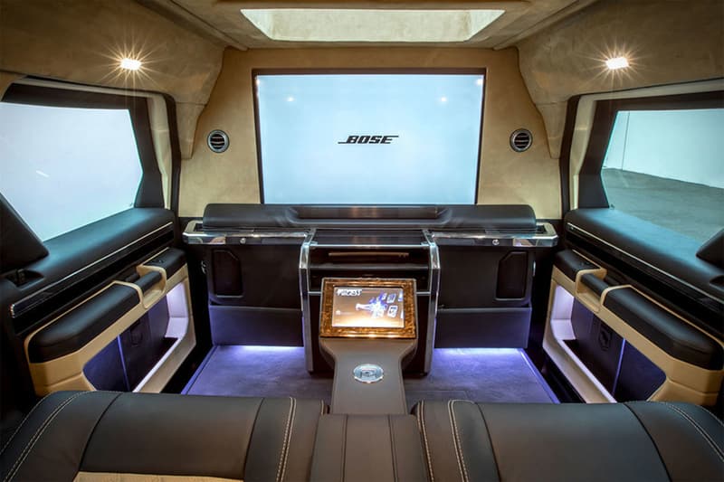 米国有数のカスタムメーカーより超がつくほど武闘派な新型モデル Rhino GX Executive が登場 屈強な見た目とは裏腹に高級バーラウンジ並みのエレガンスな内装を携えたSUVが爆誕 カスタムメーカー U.S. Specialty Vehicles USSV Hummer ハマー Jeep ジープ Rhino GX Executive ライノ GX エグゼクティブ Alpine アルパイン HYPEBEAST ハイプビースト