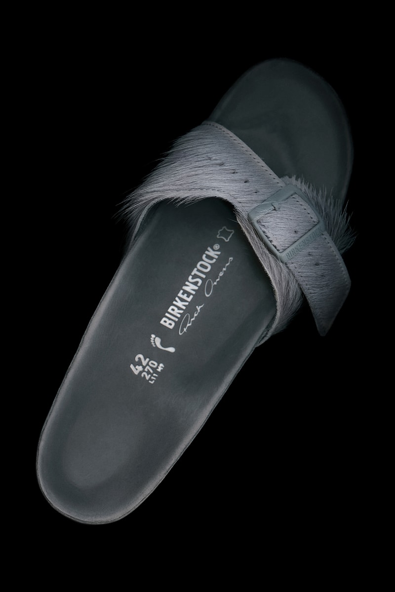 Rick Owens x BIRKENSTOCK の記念すべき初コレクションがベールを脱ぐ 〈BIRKENSTOCK〉の定番モデルに退廃的なゴシック要素を追加 去る1月に発表された〈Rick Owens（リック・オウエンス）〉と〈BIRKENSTOCK（ビルケンシュトック）〉のコラボレーションシリーズがいよいよリリースの時を迎える。  〈BIRKENSTOCK〉の定番モデルであるArizona、Madrid、Bostonをベースに、ラグジュアリーブランドならではの4種類の高級素材（アーミーフェルト、スエード、フルグレインレザー、ロングヘアーカウ）を大胆に使用。3型ともフルレザーのフットベットライニング仕様となっている。カラーリングは、〈Rick Owens〉のセカンドライン〈DRKSHDW（ダークシャドウ）〉がそのままカラー名になった独特のくすんだ色味をはじめ、ブラック、グレー、ブラウンなど、 同ブランドを象徴するような色調で統一されている。 これらのサンダルに加え、3種類のソックスも同時発売となる。  現在〈Rick Owens〉の公式サイトにてプレオーダーを受け付けているが、4月17日（火）より両ブランドの取扱い店にて販売開始予定とのこと。  上のフォトギャラリーよりビジュアルの詳細をチェックし、お気に入りの1足を見つけてみては。