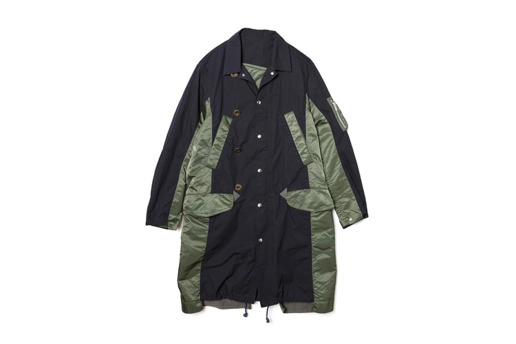 sacai よりメンズ/ウィメンズ計8型の新作アイテムからなる2018年春夏カプセルコレクションが登場