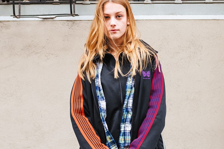 Slam Jam x Needles が購買意欲を駆り立てるアシンメトリーな配色のトラックスーツを製作