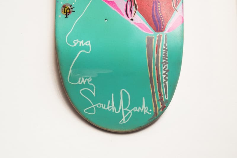 ブロンディ・マッコイやマーク・ゴンザレスら豪華著名人によるアート展 “426m2” に潜入 総勢34名のアート作品がランダムに敷き詰められたストリートな空間をチェック StolenSpace Gallery South Bank LONG LIVE SOUTH BANK 総勢34名 アートエキシビジョン 426m2 スケートデッキ 個性豊かなグラフィック スカルプチャー All a Tremulous Heart Requires Blondey McCoy ブロンディ・マッコイ Gonz ゴンズ Mark Gonzales マーク・ゴンザレス ドラムンベースの帝王 DJ/プロデュサー Goldie ゴールディー ストリートアーティスト D*Face ディフェイス ウィートペーストアーティスト Shepard Fairey シェパード・フェアリー HYPEBEAST ハイプビースト