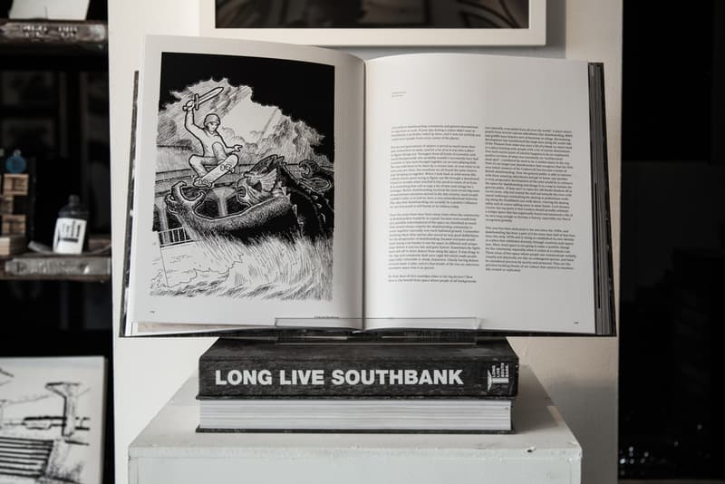 ブロンディ・マッコイやマーク・ゴンザレスら豪華著名人によるアート展 “426m2” に潜入 総勢34名のアート作品がランダムに敷き詰められたストリートな空間をチェック StolenSpace Gallery South Bank LONG LIVE SOUTH BANK 総勢34名 アートエキシビジョン 426m2 スケートデッキ 個性豊かなグラフィック スカルプチャー All a Tremulous Heart Requires Blondey McCoy ブロンディ・マッコイ Gonz ゴンズ Mark Gonzales マーク・ゴンザレス ドラムンベースの帝王 DJ/プロデュサー Goldie ゴールディー ストリートアーティスト D*Face ディフェイス ウィートペーストアーティスト Shepard Fairey シェパード・フェアリー HYPEBEAST ハイプビースト