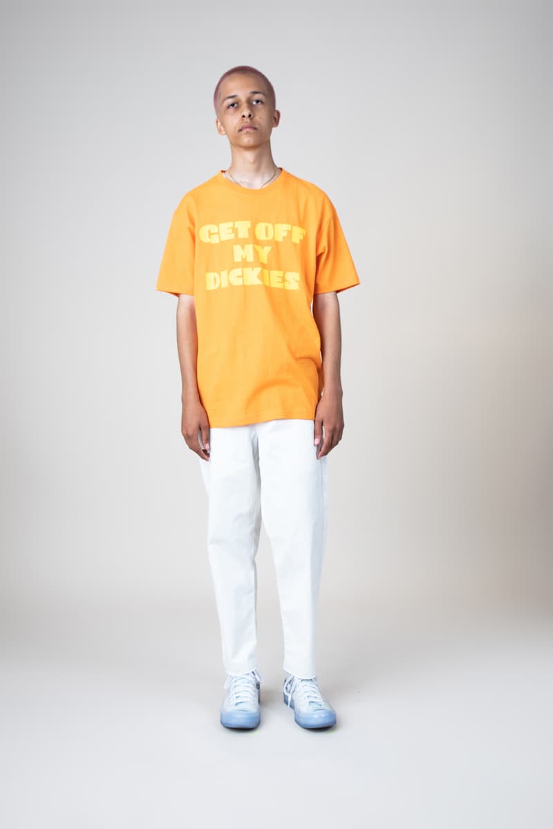 Dickies x UNION LA より古典的なアイテムを現代的に再構築した最新カプセルが登場 懐かしさを感じる色使いとアイコニックなロゴを際立たせた新感覚なワークウェアを提案 KAWS UNION ユニオン Noah ノア ROKIT ロキット Chris Gabbs クリス・ギブス UNION Los Angeles Dickies ディッキーズ GET OFF MY DICKIES コーチジャケット ボタンダウンシャツ フーディ ロングスリーブTシャツ ロゴTシャツ キャップ パステルカラー オンラインストア HYPEBEAST ハイプビースト
