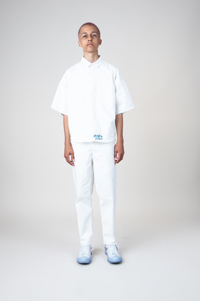 Dickies x UNION LA より古典的なアイテムを現代的に再構築した最新カプセルが登場 懐かしさを感じる色使いとアイコニックなロゴを際立たせた新感覚なワークウェアを提案 KAWS UNION ユニオン Noah ノア ROKIT ロキット Chris Gabbs クリス・ギブス UNION Los Angeles Dickies ディッキーズ GET OFF MY DICKIES コーチジャケット ボタンダウンシャツ フーディ ロングスリーブTシャツ ロゴTシャツ キャップ パステルカラー オンラインストア HYPEBEAST ハイプビースト