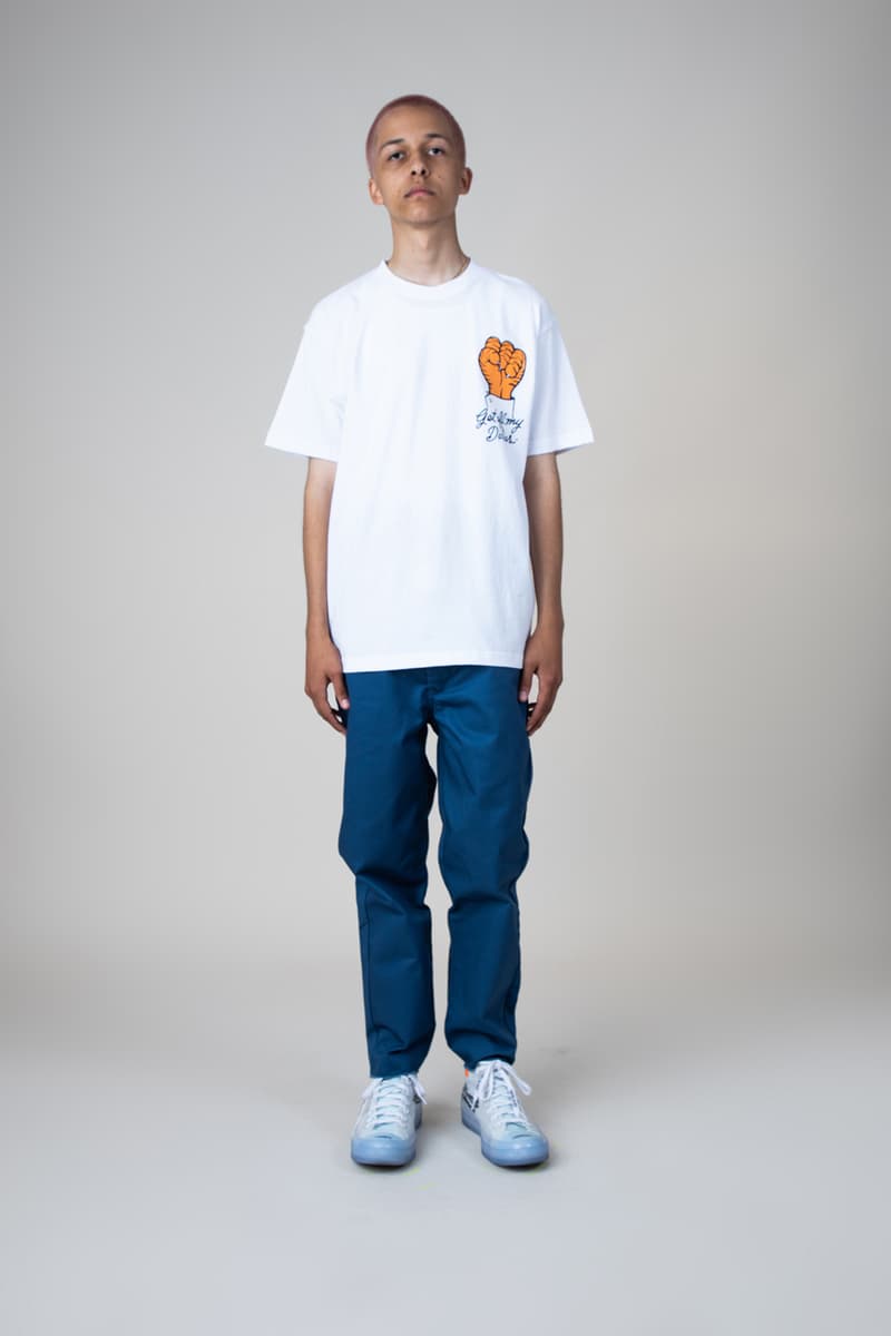 Dickies x UNION LA より古典的なアイテムを現代的に再構築した最新カプセルが登場 懐かしさを感じる色使いとアイコニックなロゴを際立たせた新感覚なワークウェアを提案 KAWS UNION ユニオン Noah ノア ROKIT ロキット Chris Gabbs クリス・ギブス UNION Los Angeles Dickies ディッキーズ GET OFF MY DICKIES コーチジャケット ボタンダウンシャツ フーディ ロングスリーブTシャツ ロゴTシャツ キャップ パステルカラー オンラインストア HYPEBEAST ハイプビースト