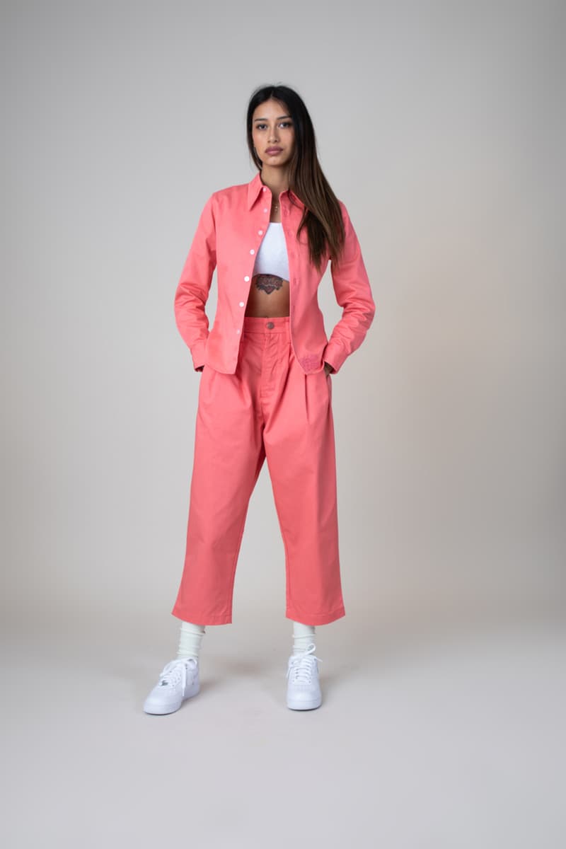 Dickies x UNION LA より古典的なアイテムを現代的に再構築した最新カプセルが登場 懐かしさを感じる色使いとアイコニックなロゴを際立たせた新感覚なワークウェアを提案 KAWS UNION ユニオン Noah ノア ROKIT ロキット Chris Gabbs クリス・ギブス UNION Los Angeles Dickies ディッキーズ GET OFF MY DICKIES コーチジャケット ボタンダウンシャツ フーディ ロングスリーブTシャツ ロゴTシャツ キャップ パステルカラー オンラインストア HYPEBEAST ハイプビースト