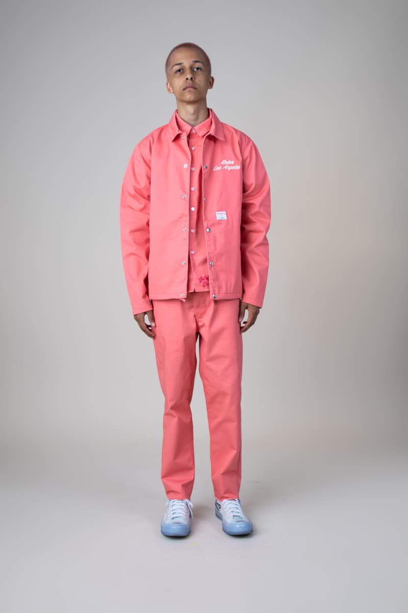 Dickies x UNION LA より古典的なアイテムを現代的に再構築した最新カプセルが登場 懐かしさを感じる色使いとアイコニックなロゴを際立たせた新感覚なワークウェアを提案 KAWS UNION ユニオン Noah ノア ROKIT ロキット Chris Gabbs クリス・ギブス UNION Los Angeles Dickies ディッキーズ GET OFF MY DICKIES コーチジャケット ボタンダウンシャツ フーディ ロングスリーブTシャツ ロゴTシャツ キャップ パステルカラー オンラインストア HYPEBEAST ハイプビースト