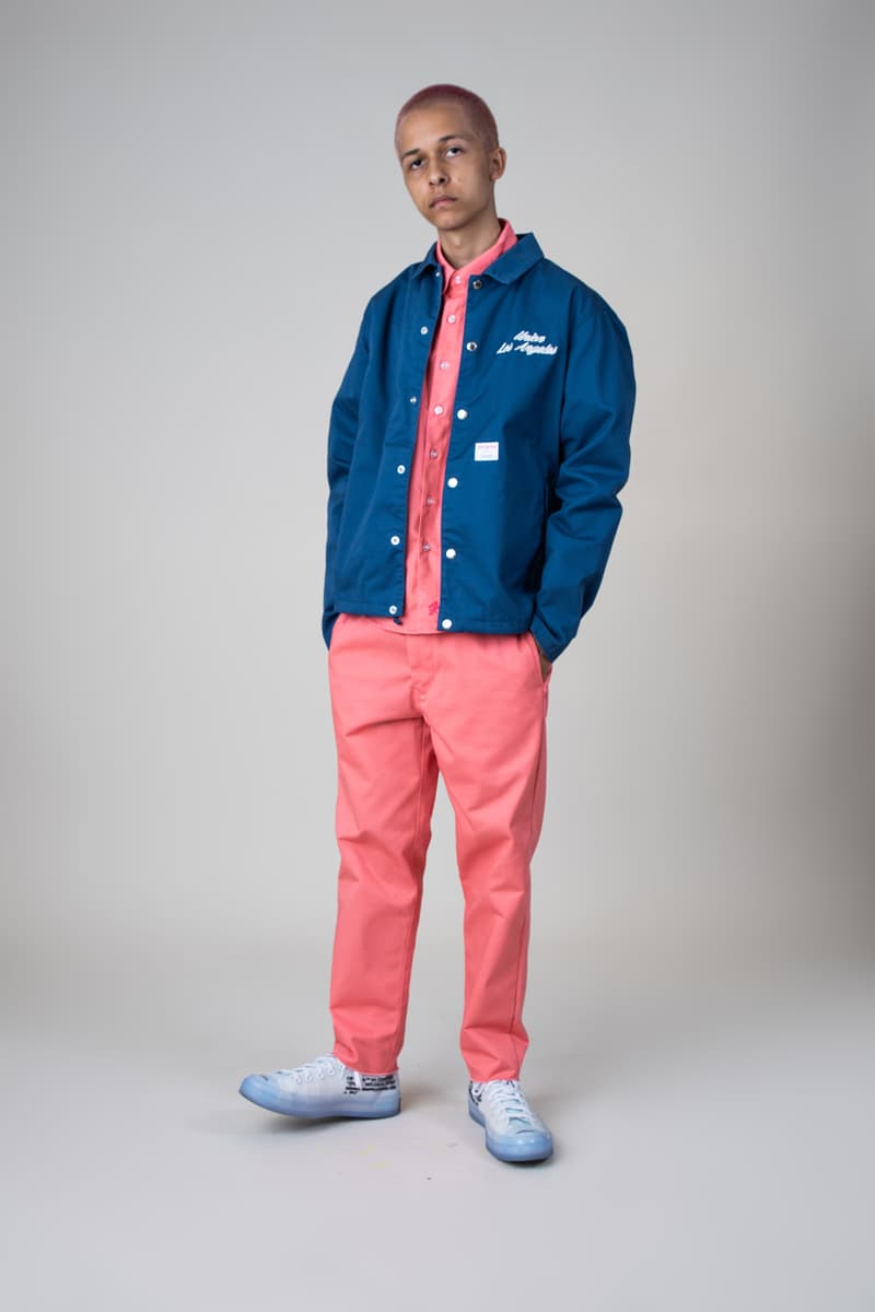 Dickies x UNION LA より古典的なアイテムを現代的に再構築した最新カプセルが登場 懐かしさを感じる色使いとアイコニックなロゴを際立たせた新感覚なワークウェアを提案 KAWS UNION ユニオン Noah ノア ROKIT ロキット Chris Gabbs クリス・ギブス UNION Los Angeles Dickies ディッキーズ GET OFF MY DICKIES コーチジャケット ボタンダウンシャツ フーディ ロングスリーブTシャツ ロゴTシャツ キャップ パステルカラー オンラインストア HYPEBEAST ハイプビースト